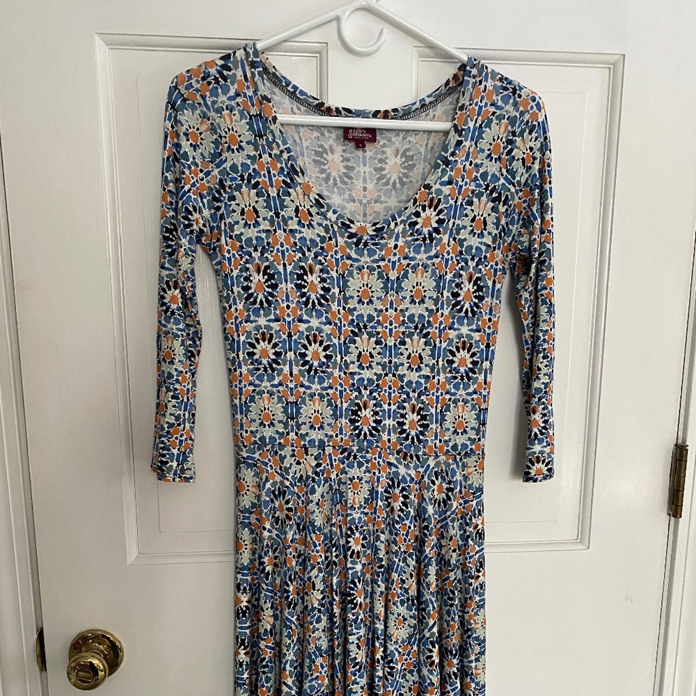 Salaam full-skirted dress